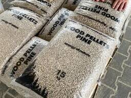 100% Pine wood Pellet. Certification ENplus A1, A2 European Wood