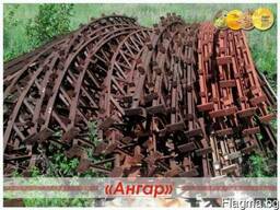 Ангар арочного типа. Размер 16x57x8