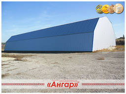 Арочные, прямостенные, шатровые ангары.