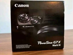 Цифров фотоапарат Canon PowerShot G7 X Mark III (черен)