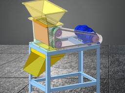 Дробилка валковая 1.5 - 2т\ч для измельчение угля , углерода , кокса.