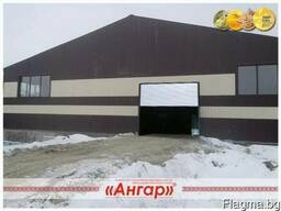 Изготовление, продажа прямостенных быстромонтируемых ангаров