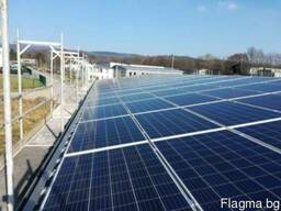 Монтаж солнечных батарей