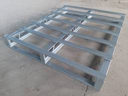 Паллеты оцинкованные металлические четырехсторонние