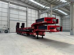 Полуремарке превоз на строителна техника Lowbed semitrailer