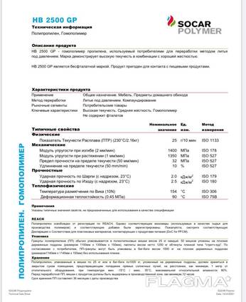 , Polypropylene HB2500GP