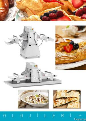 Промышленные тестораскаточные машины