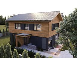 Сборные дома каркасного типа