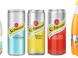 Schweppes flavors in assortment 250 ml; 330 ml; 750 ml