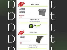 Spare parts for European trucks