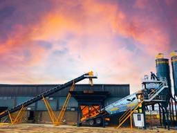 TURBOMIX-100 Cерия Mобильных бетонных установок