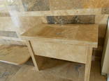 Умывальники из травертина - фото 8