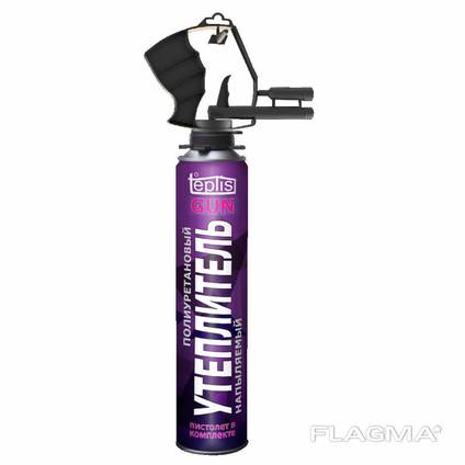 Утеплитель напыляемый полиуретановый Teplis GUN 1000 мл.