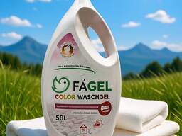Течен препарат за пране 5,8L FÅGEL Color с немско качество